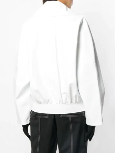 Shop A.w.a.k.e. 80s Bomber Jacket - White