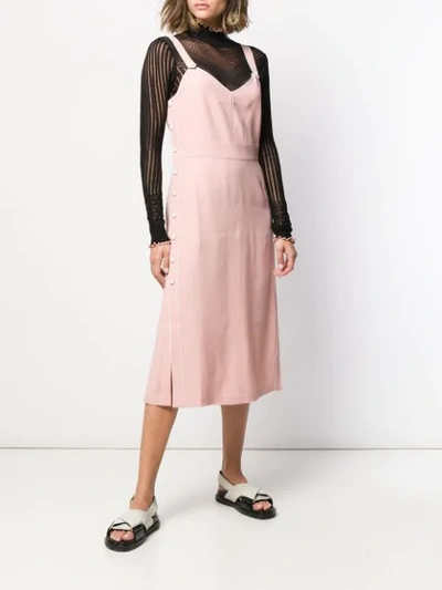 Shop Rag & Bone Contrast Trim Dress In Pink