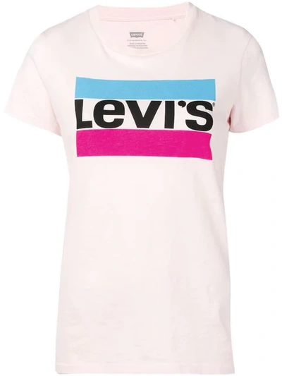 Shop Levi's Printed T In Pink