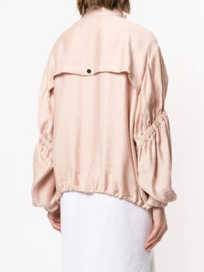 Shop 3.1 Phillip Lim Cinched Sleeve Anorak - Pink