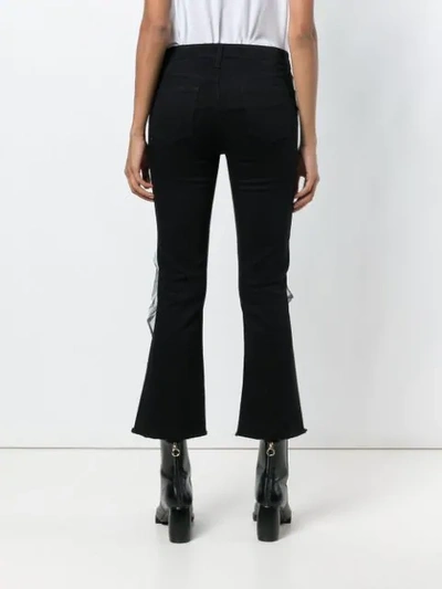 Shop J Brand Selena Mid-rise Cropped Jeans In Black