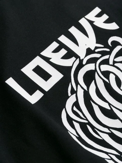 Shop Loewe Logo Print T-shirt In Black