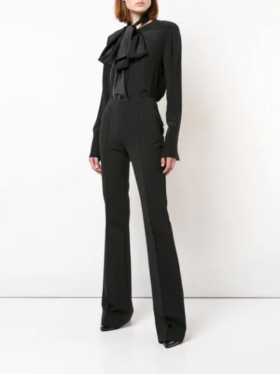 Shop Jason Wu Collection Tailored Bootcut Trousers In Black