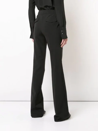 Shop Jason Wu Collection Tailored Bootcut Trousers In Black