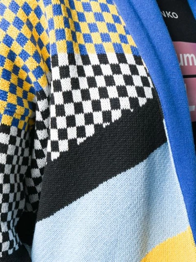 Shop Pinko Cardigan In Colour-block-optik In Blue