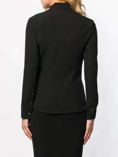 Shop Calvin Klein Police Pocket Shirt In 013 Perfect Black