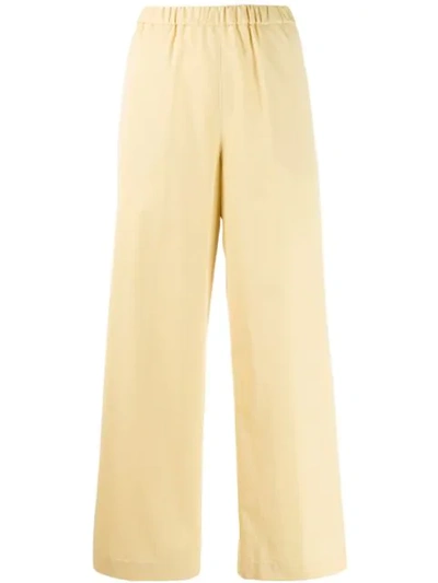 Shop Aspesi Elastic Waist Trousers - Neutrals