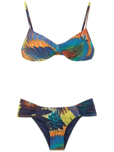Lygia & Nanny Printed Vitória Bikini Set In Multicolour