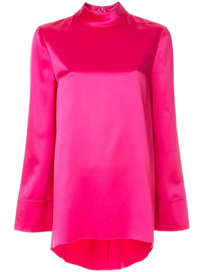 Shop Layeur Longsleeved Blouse In Pink