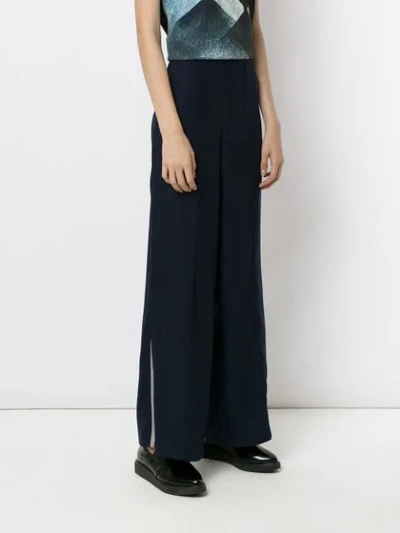 Shop Mara Mac Palazzo Pants - Blue