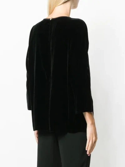 Shop Marcha Luisa Blouse In Black