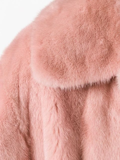 Shop Liska Layered Collar Jacket In Pink