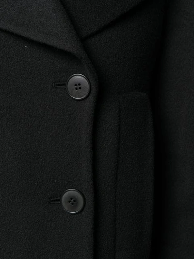 Shop Valentino Cashmere Double-breasted Coat In Black