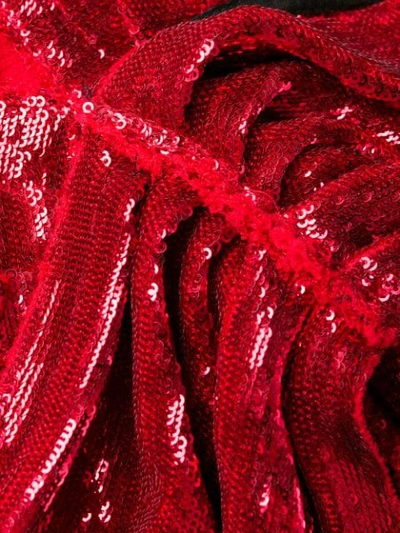 IRO LILOU SEQUINED MINI DRESS - 红色