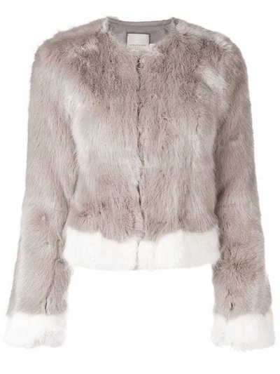 Shop Urbancode Faux Fur Jacket In Grey