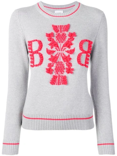 Shop Barrie Thistle League Jumper In Grey