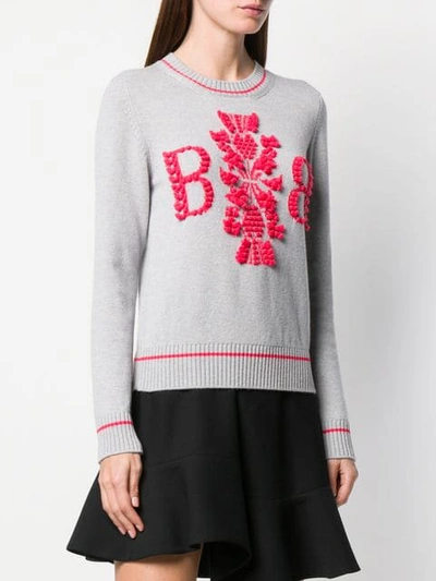 Shop Barrie Thistle League Jumper In Grey