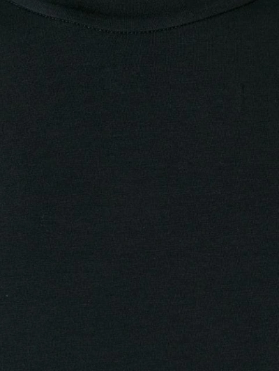 Brunello Cucinelli Silk Crew-neck T-shirt In Black