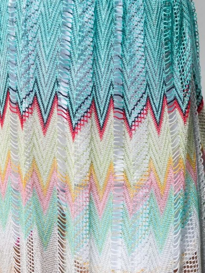 Shop Missoni Zigzag Knit Skirt In Sm0fj