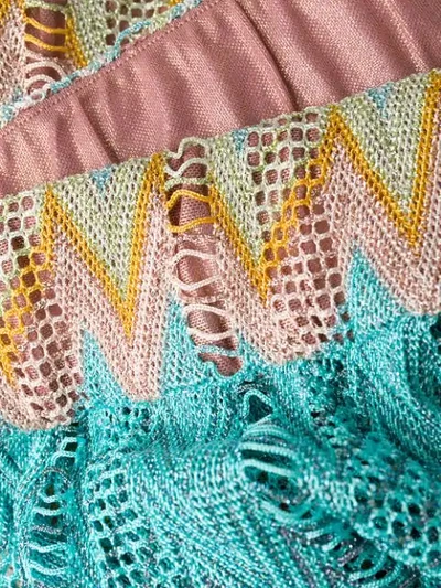 Shop Missoni Zigzag Knit Skirt In Sm0fj