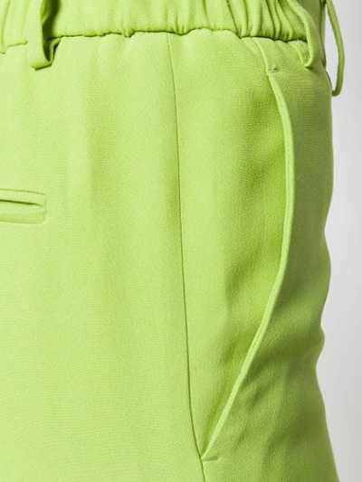 Shop N°21 Slim Tailored Trousers In Green