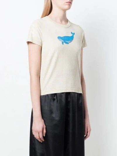 Shop Balenciaga Whale T-shirt In Neutrals