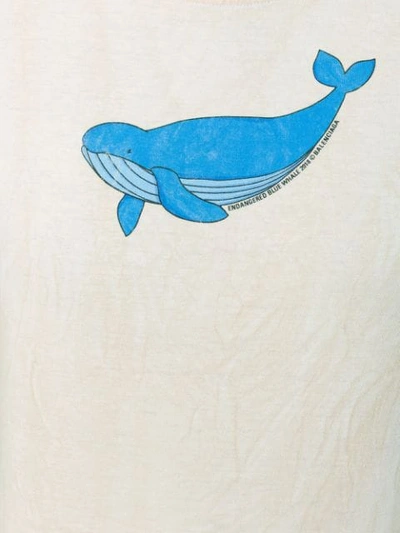 Shop Balenciaga Whale T-shirt In Neutrals