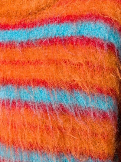 Shop Marni Knitted Jumper In Orange