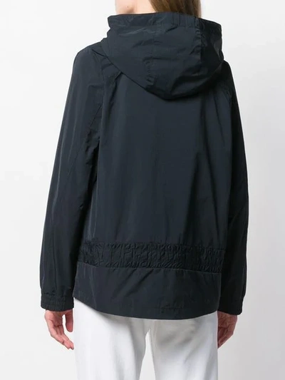 Shop Woolrich Hooded Jacket In Blue