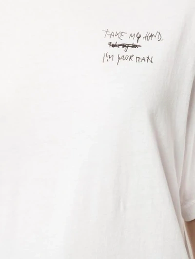 Shop Haider Ackermann I'm Your Man T In White