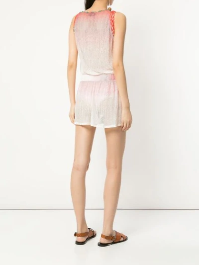 Shop Missoni Sheer Playsuit In White