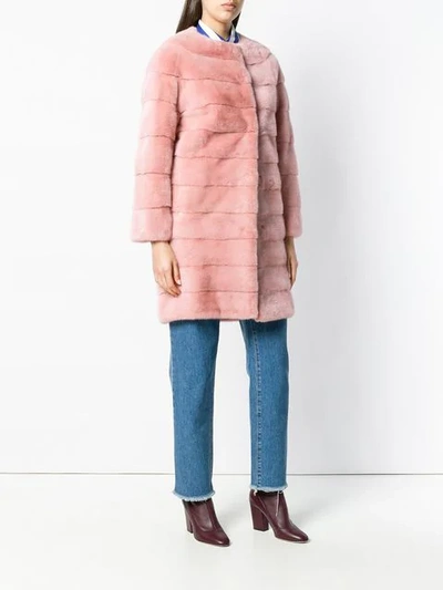 Shop Liska Luce Coat In Pink