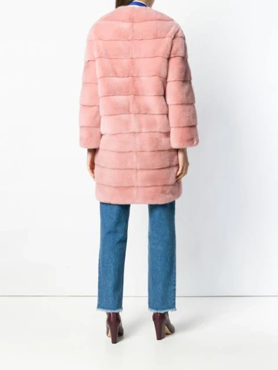 Shop Liska Luce Coat In Pink