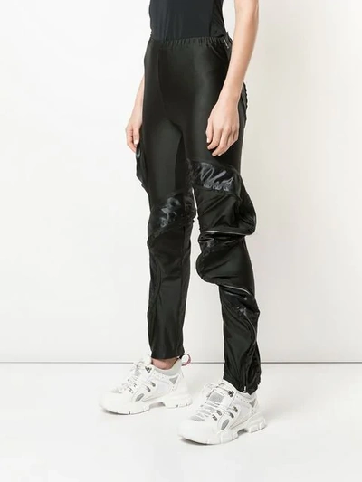 Shop Comme Des Garçons Asymmetric Zipped Trousers In Black