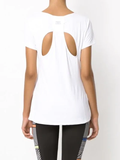 Shop Track & Field Cut Out Detail T-shirt In White