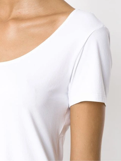 Shop Track & Field Cut Out Detail T-shirt In White