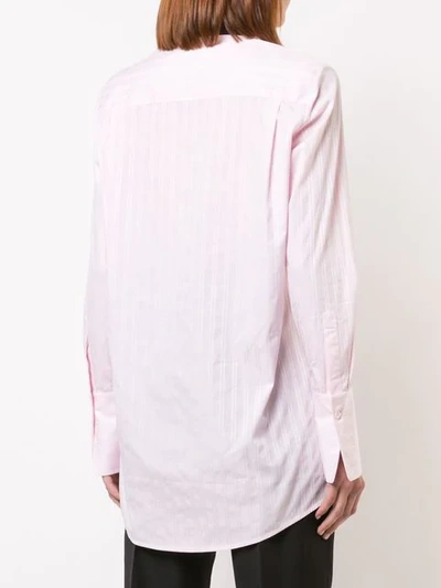 Shop Victoria Victoria Beckham Striped Shirt In Pink