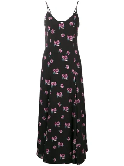 Shop Racil Floral Print Maxi Dress - Black