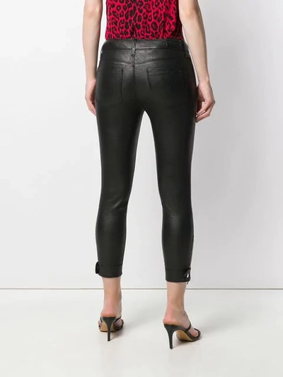 Rta Cropped Skinny Trousers In Black