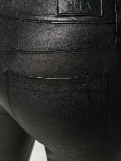 Rta Cropped Skinny Trousers In Black