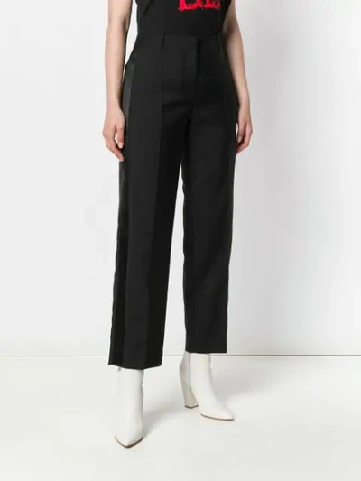 Shop Givenchy Tailored Fitted Trousers In Black