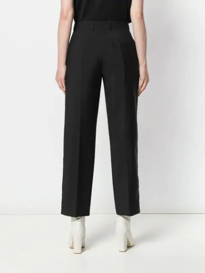 Shop Givenchy Tailored Fitted Trousers In Black