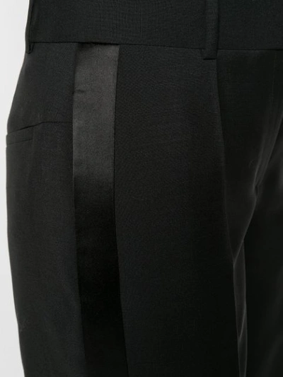 Shop Givenchy Tailored Fitted Trousers In Black