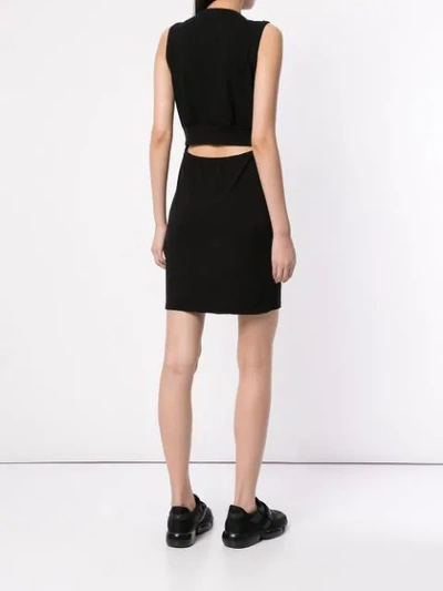 Shop Alexander Wang T High Twist Jersey Dress In Black