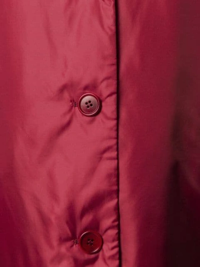 ASPESI SINGLE-BREASTED COAT - 红色