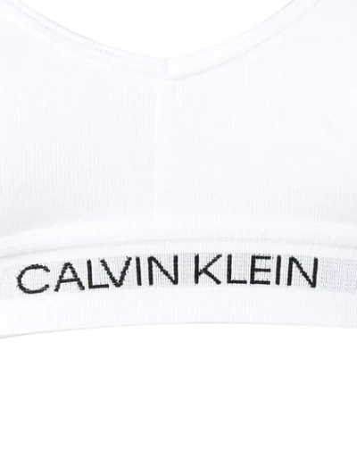 Shop Calvin Klein Underwear Ungefütterter Bh - Weiss In White