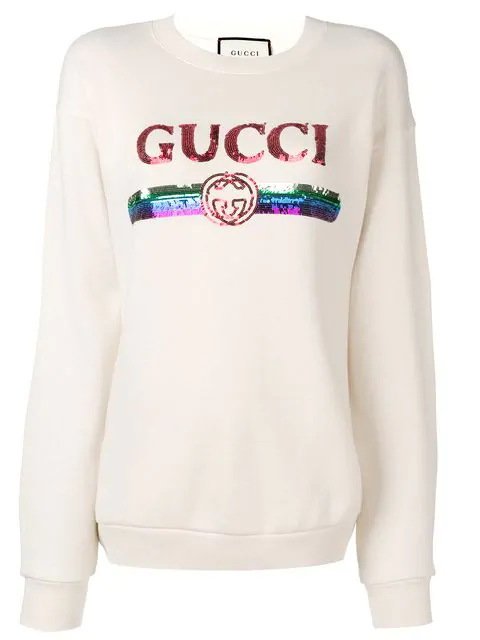 gucci sequin sweatshirt