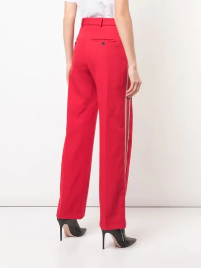 ADAPTATION 侧条纹西裤 - 红色
