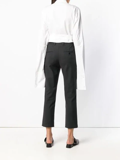 Shop Ann Demeulemeester 'byron' Hemd In White