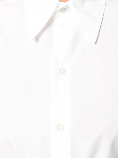 Shop Ann Demeulemeester 'byron' Hemd In White